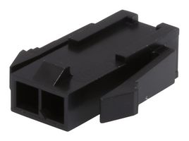 MOLEX 43640-0208 连接器外壳, 黑色, Micro-Fit 3.0 43640 Series, 插头, 2 路, 3 mm, Molex Micro-Fit 43031 系列公压接端子