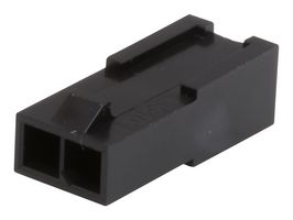 MOLEX 43640-0209 Connector Housing, Black, Micro-Fit 3.0 43640 Series, Plug, 2 Ways, 3 mm