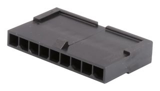 MOLEX 43640-0901 Connector Housing, Black, Micro-Fit 3.0 43640 Series, Plug, 9 Ways, 3 mm