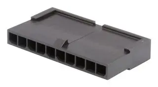 MOLEX 43640-1001 Connector Housing, Black, Micro-Fit 3.0 43640 Series, Plug, 10 Ways, 3 mm