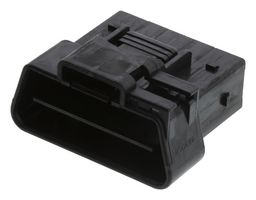 MOLEX 68503-1602 连接器外壳, 黑色, OBD-II 68503 Series, 插头, 16 路, 4 mm, Molex OBD-II 579649702 系列公压接端子