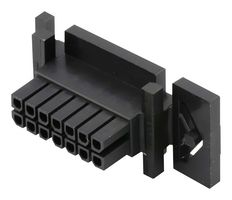 MOLEX 44133-1400 Connector Housing, Black, Micro-Fit 3.0 BMI 44133 Series, Receptacle, 14 Ways, 3 mm