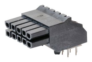 MOLEX 44764-1001 PCB Receptacle, Board-to-Board, Wire-to-Board, 3 mm, 2 Rows, 10 Contacts, Female Receptacle