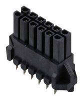 MOLEX 44769-1201 PCB Receptacle, Board-to-Board, Wire-to-Board, 3 mm, 2 Rows, 12 Contacts, Female Receptacle