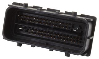 MOLEX 31387-8001 车用连接器, MX123 31387 Series, 直型针座, 66 触点, PCB引脚, PBT(聚对苯二甲酸乙二醇酯), 玻璃纤维主体, 铜合金