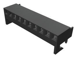 MOLEX 22-15-2106 PCB插座, 板至板, 2.54 mm, 1 排, 10 触点, 母插座, 通孔安装