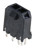 MOLEX 43650-0219 引脚针座, 线至板, 3 mm, 1 排, 2 触点, 通孔直型, Micro-Fit 3.0 43650 Series