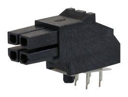 MOLEX 44764-0401 PCB Receptacle, Board-to-Board, Wire-to-Board, 3 mm, 2 Rows, 4 Contacts, Female Receptacle