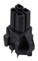 MOLEX 44769-0402 PCB Receptacle, Board-to-Board, Wire-to-Board, 3 mm, 2 Rows, 4 Contacts, Female Receptacle