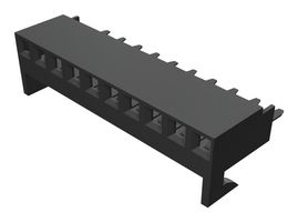 MOLEX 22-18-2101 PCB插座, 板至板, 2.54 mm, 1 排, 10 触点, 母插座, 通孔安装