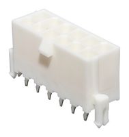 MOLEX 39-28-9128.. 引脚针座, 线至板, 4.2 mm, 2 排, 12 触点, 通孔直型, Mini-Fit Jr. 5566 Series