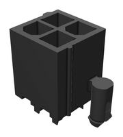 MOLEX 39-30-6047 引脚针座, 线至板, 4.2 mm, 2 排, 4 触点, 通孔直型, Mini-Fit Jr. 5566 Series