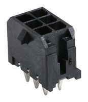 MOLEX 43045-0614 Pin Header, Wire-to-Board, 3 mm, 2 Rows, 6 Contacts, Through Hole Straight