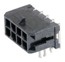 MOLEX 43045-0823 Pin Header, Wire-to-Board, 3 mm, 2 Rows, 8 Contacts, Through Hole Right Angle
