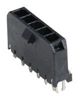 MOLEX 43650-0518 Pin Header, Wire-to-Board, 3 mm, 1 Rows, 5 Contacts, Through Hole Straight