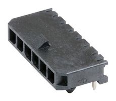 MOLEX 43650-0601 Pin Header, Wire-to-Board, 3 mm, 1 Rows, 6 Contacts, Through Hole Right Angle