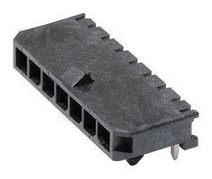 MOLEX 43650-0700 引脚针座, 线至板, 3 mm, 1 排, 7 触点, 通孔直角, Micro-Fit 3.0 43650 Series