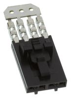 MOLEX 14-56-2042 IDC连接器, Black, IDC插座, 母, 2.54 mm, 1排, 4 触点, 电缆安装