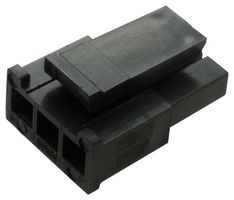 MOLEX 43645-0300 连接器外壳, 尼龙,黑色, Micro-Fit 3.0 43645 Series, 插座, 3 路, 3 mm