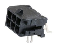 MOLEX 43045-0607 Pin Header, Wire-to-Board, 3 mm, 2 Rows, 6 Contacts, Surface Mount Right Angle