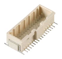 MOLEX 55763-2070 引脚针座, 线至板, 2 mm, 2 排, 20 触点, 表面安装直型, MicroClasp 55763 Series
