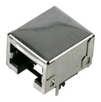 MOLEX 85505-5002 模块连接器, RJ45 插座, 1 x 1 (端口), 8P8C, Cat5e, 通孔安装