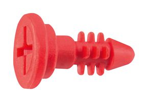 WURTH ELEKTRONIK 70097741360 Screw, Button Head Philips, Nylon 6.6, M3, Red, 7.4 mm Length, UL94 V-0, WA-EXRV Series
