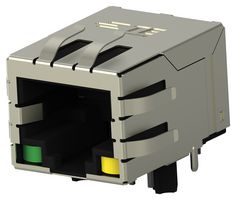 TE CONNECTIVITY 2337992-4 模块连接器, RJ45 插座, 1 x 1 (端口), 8P8C, Cat5, 通孔安装