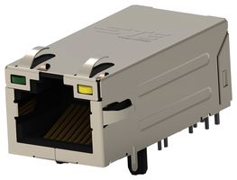 TE CONNECTIVITY 2337992-5 Modular Connector, RJ45 Jack, 1 x 1 (Port), 8P8C, Cat5e, Through Hole Mount
