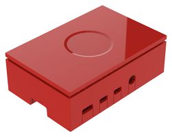 MULTICOMP PRO ASM-1900136-61 外壳组件,62.83 mm x 93.83 mm x 32.8 mm,Raspberry Pi 4开发板,ABS,红色