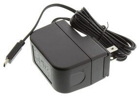 STONTRONICS T7729DV Raspberry Pi Accessory, Raspberry Pi 4 Model B PSU, USB-C, 5.1V, 3A, US Plug, Black
