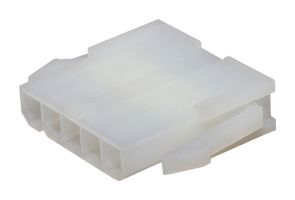 MOLEX 39-01-4052 Connector Housing, Natural, Mini-Fit Jr. 5559 Series, Plug, 5 Ways, 4.2 mm