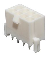 MOLEX 39-28-9088 引脚针座, 线至板, 4.2 mm, 2 排, 8 触点, 通孔直型, Mini-Fit Jr. 5566 Series
