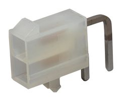MOLEX 39-30-1021 引脚针座, 线至板, 4.2 mm, 2 排, 2 触点, 通孔直角, Mini-Fit Jr. 5569 Series
