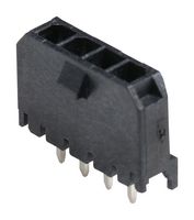 MOLEX 43650-0427 Pin Header, Wire-to-Board, 3 mm, 1 Rows, 4 Contacts, Through Hole Straight