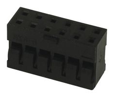 MOLEX 51110-1260 连接器外壳, 黑色, Milli-Grid 51110 Series, 插座, 12 路, 2 mm, Molex Milli-Grid 50394 和 87396 系列母压接端子