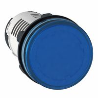 SCHNEIDER ELECTRIC XB7EV06BP 发光二极管指示器 面板安装, 蓝色, 24 V, 22 mm, 27 mA, IP20, IP65