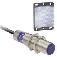 TELEMECANIQUE SENSORS XU9M18MB230 Photoelectric Sensor, OsiSense XU Series, Polarized Retroreflective, 2 m, SPST-NC, 24 to 240 Vac/dc