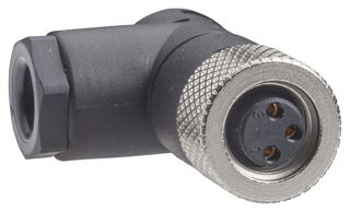 TELEMECANIQUE SENSORS XZCC8FDM40S 传感器连接器, OsiSense Series, M8, 母, 4路, 焊接插座, 直形线缆安装