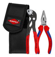 KNIPEX 00 20 72 V06 Mini Pliers Set, Needle Nose Combination Pliers, High-Tech Water Pump Pliers, Belt Tool Pouch