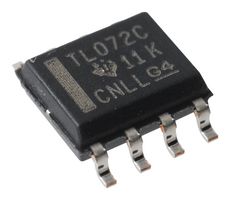 TEXAS INSTRUMENTS TL072CDR 运算放大器, 2 放大器, 3 MHz, 20 V/µs, ± 2.25V至± 20V, 4.5V至40V, SOIC, 8 引脚