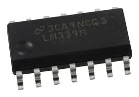 TEXAS INSTRUMENTS LM339MX/NOPB Analogue Comparator, Low Power, Precision, 4 Channels, 1.3 µs, 2V to 36V, ± 1V to ± 18V, SOIC