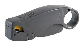 DURATOOL 6PK-322 Coaxial Cable Stripper with Adjustable Blade Depth and Self Regulating Stripping Method