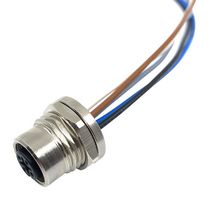 MULTICOMP PRO MPM12-SWS-4AFP Sensor Cable, Front Panel, M12 Plug, Free End, 4 Positions, 500 mm, 19.7 "