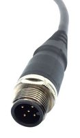 MULTICOMP PRO MPM12-UMA-5PVC1 传感器电缆, M12 插头, 自由线端, 5路, 1 m, 3.28 ft