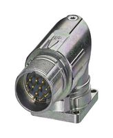PHOENIX CONTACT 1628494 传感器连接器, M23 PRO Series, M23, 公, 12路, 压接插针-不包含触芯, 直角面板安装