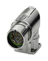 PHOENIX CONTACT 1628498 传感器连接器, M23 PRO Series, M23, 公, 12路, 压接插针-不包含触芯, 直角面板安装