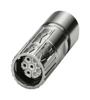 PHOENIX CONTACT 1628791 传感器连接器, M23 PRO Series, M23, 母, 4个信号 + 3个电源 + PE路, 压接插座-不包含触芯, 直形线缆安装
