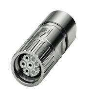 PHOENIX CONTACT 1628801 传感器连接器, M23 PRO Series, M23, 母, 4个信号 + 3个电源 + PE路, 压接插座-不包含触芯, 直形线缆安装