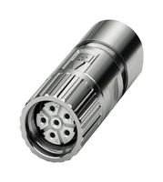 PHOENIX CONTACT 1628806 传感器连接器, M23 PRO Series, M23, 母, 5个电源 + PE路, 压接插座-不包含触芯, 直形线缆安装